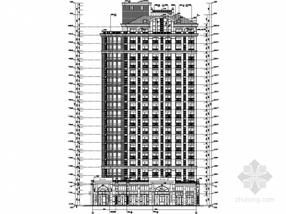 6层公寓施工图资料下载-[北京]21层剪力墙结构软件公司公寓结构施工图（含建筑图）