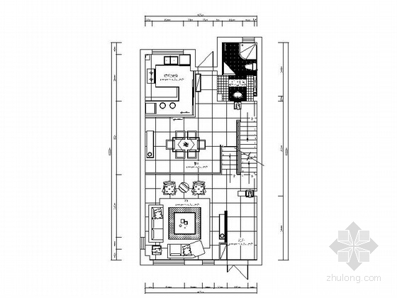 小区cad实景图资料下载-[北京]优雅小区三层别墅混搭风格装修图（含实景图）