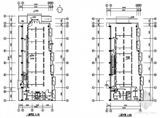 2000二层框架办公资料下载-某二层办公楼电气图纸
