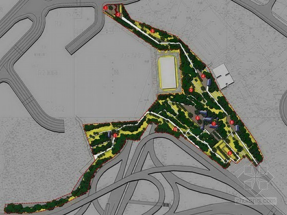 重庆两江新区交通规划资料下载-重庆森林公园景观规划设计方案
