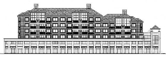 6层公寓楼效果图资料下载-某六层公寓楼建筑方案图