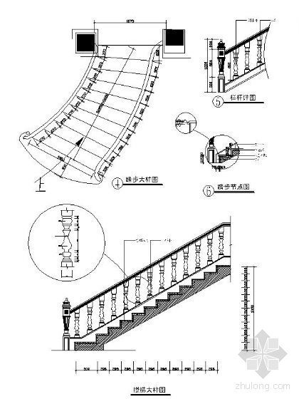 欧式美别楼梯详图