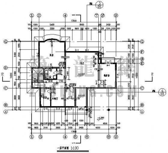 北方别墅建筑图资料下载-北方某别墅施工图