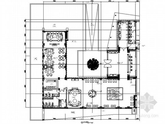 售楼处室外景观施工图资料下载-[无锡]舒雅型售楼处室内施工图