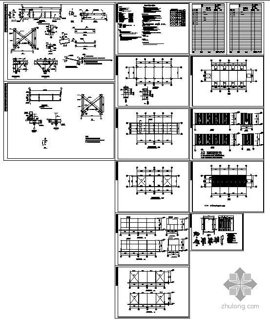 活动板房CAD图资料下载-某活动板房标准设计图纸