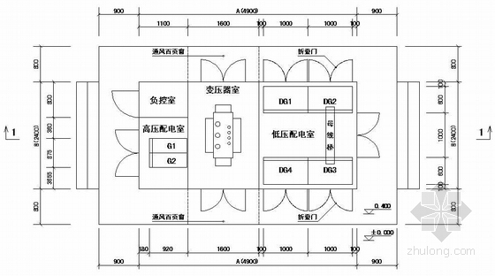 苏州某公用设施管理处500KVA路灯箱变电气施工图