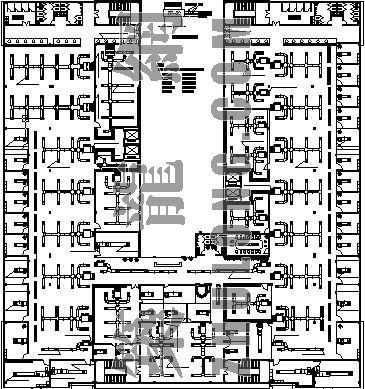 钢筋加工厂平面图下载资料下载-某工厂空调平面图