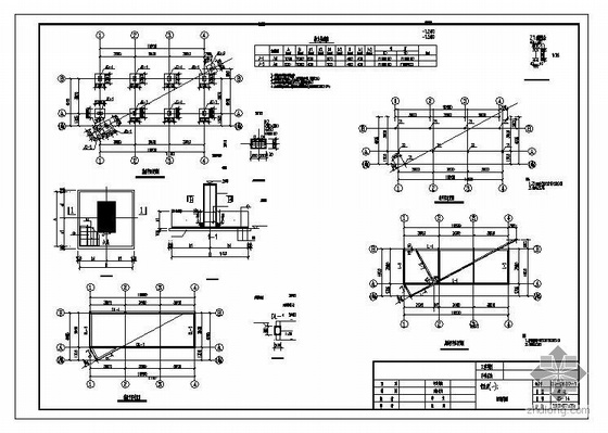 一层房结构图资料下载-成都某景观工程营业房结构图