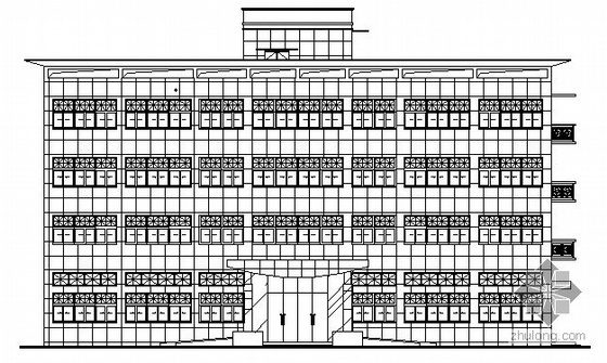 1层厂房建筑施工图资料下载-某四层多功能厂房建筑施工图