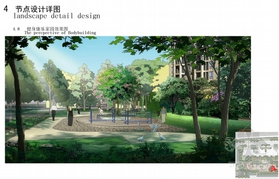 [上海]新古典主义风格居住区景观设计方案-图8