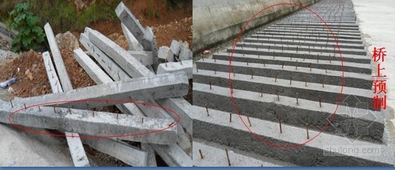 沥青混凝土路面标准化施工注意事项及典型质量事例158页（附图丰富）-刺铁丝立柱钢筋、焊接网未镀锌现象