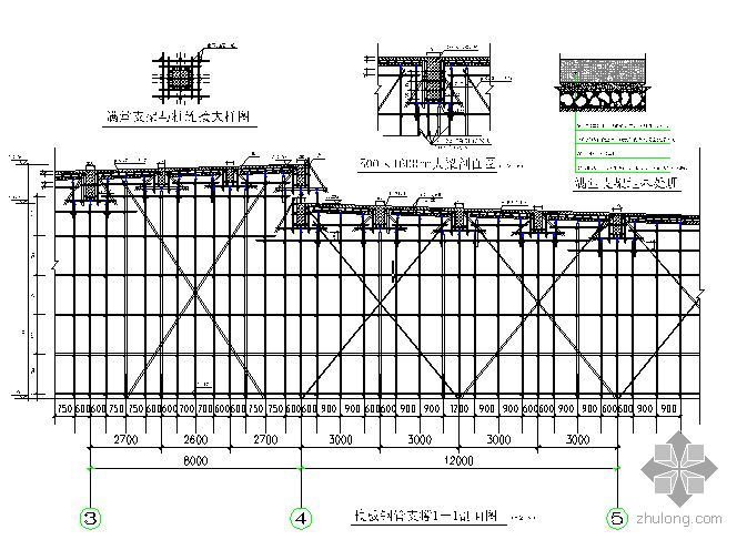 12m高满堂脚手架方案资料下载-福建某框架结构厂房高支模施工方案