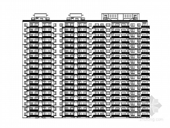 居住区地下车库平面资料下载-[杭州]某居住区15栋高层住宅、地下车库建筑施工图