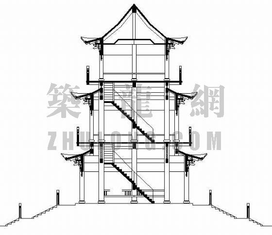 官桥迎贤苑平面图资料下载-贤官亭施工图