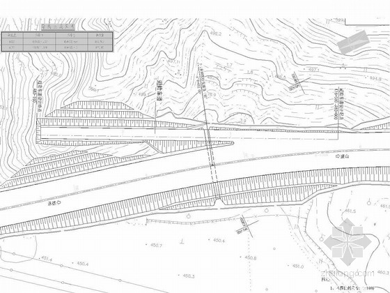 沥青混凝土公路设计图资料下载-公路避险车道设计图CAD