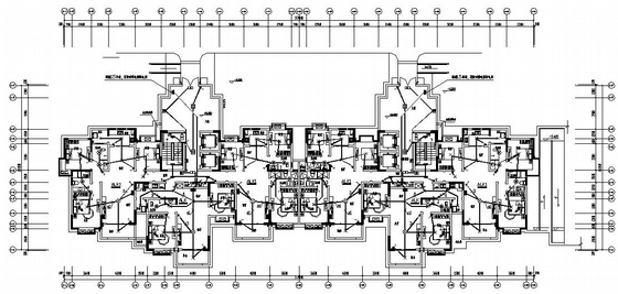 高层住宅低压系统电气设计资料下载-湖南某高层住宅小区电气设计图