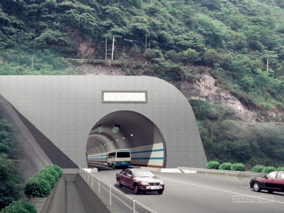 二级路标准横断面图资料下载-[重庆]市政道路工程施工图设计(路隧相连）