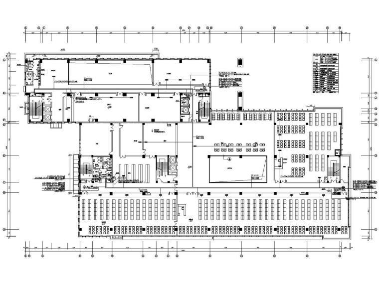 [浙江]综合大楼图书馆档案馆强电智能化全套施工图（含发电机房）-二层BA及能源计量平面图