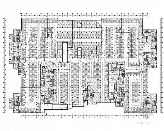 [陕西]地库（变电所）电气施工图（甲级院最新设计）-消防平面图 