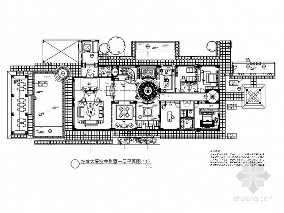 隈研吾的空中茶室资料下载-[深圳]现代高端空中别墅室内施工图（含效果图）