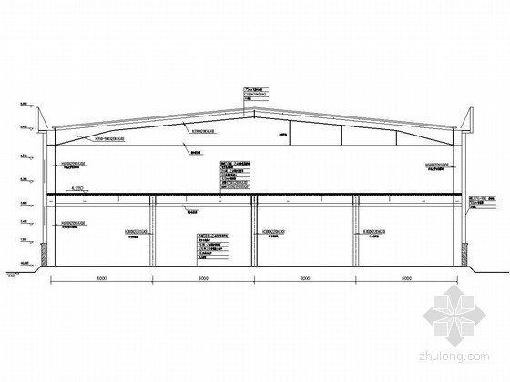 24m轻钢厂房结构施工图资料下载-两层轻钢结构厂房结构施工图