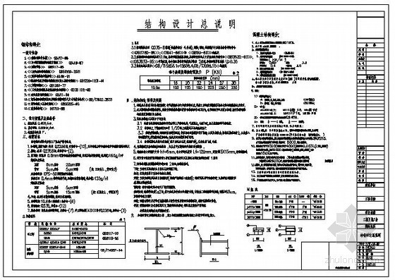 钢筋结构设计总说明资料下载-某厂房结构设计总说明
