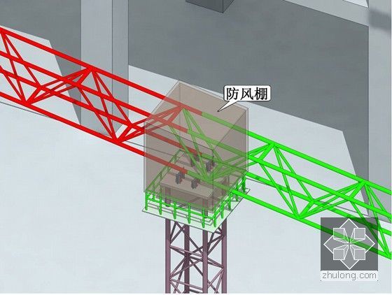 [西藏]文化体育中心工程钢结构制作安装施工方案(空间管桁架 网架)-焊接区操作脚手平台搭设良好