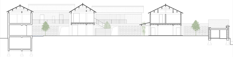 云南纳西族民宅改建休闲度假酒店剖面图 (59)