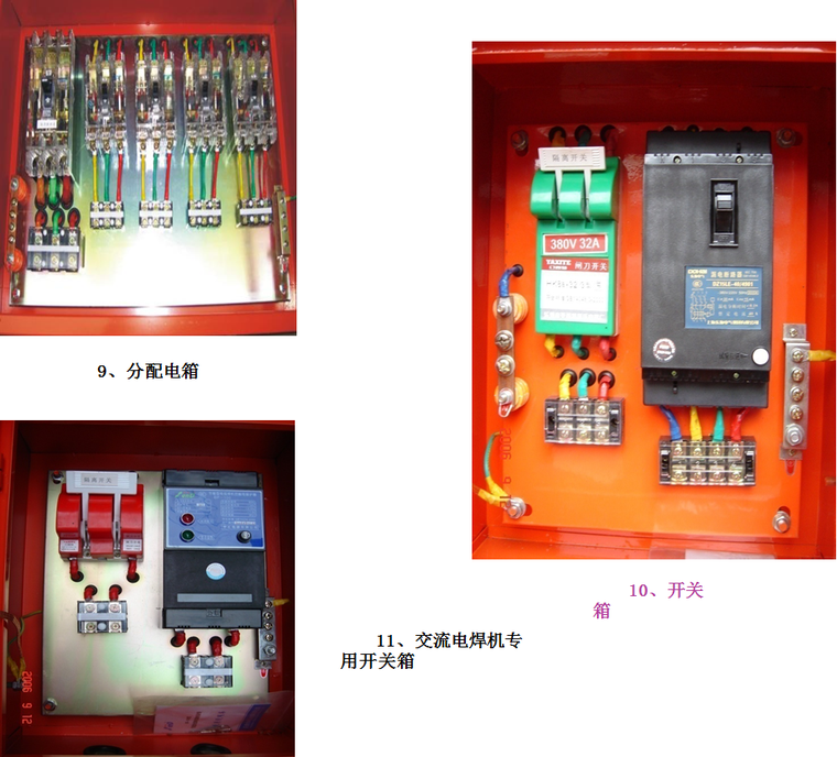 成都市建筑工程安全生产文明施工标准化工地创建指南-配电箱