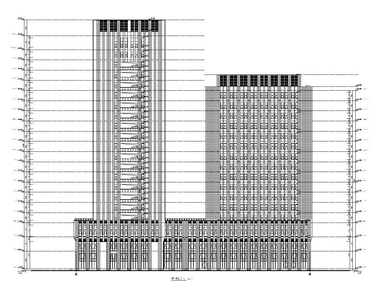 公司总部大楼主楼、副楼、裙房建筑结构施工图-建施-平面（2012-06-04）修-Model.jpg