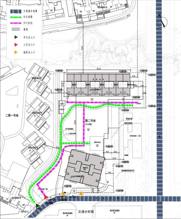 [深圳]高层现代风格退台式住宅建筑设计方案文本（含CAD）-高层现代风格退台式住宅建筑分析图