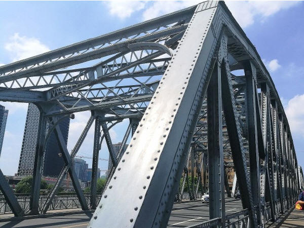 钢管桁架桥图片