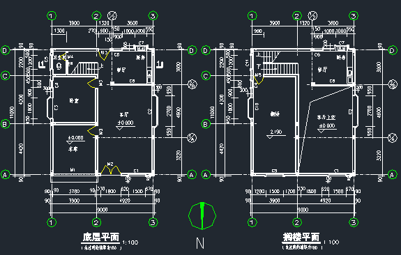 三层独栋别墅建筑结构施工图_5