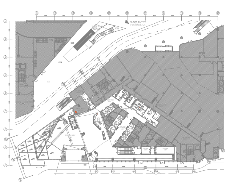 深化图纸cad资料下载-[陕西]LTW-西安君悦酒店公区CAD平面+深化设计方案+效果图