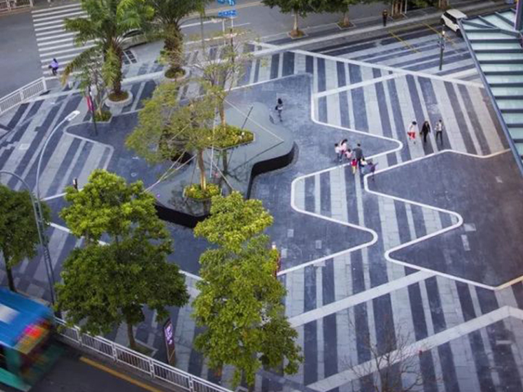 商业空间入口广场景观设计资料下载-商业街景观设计也可以很惊艳