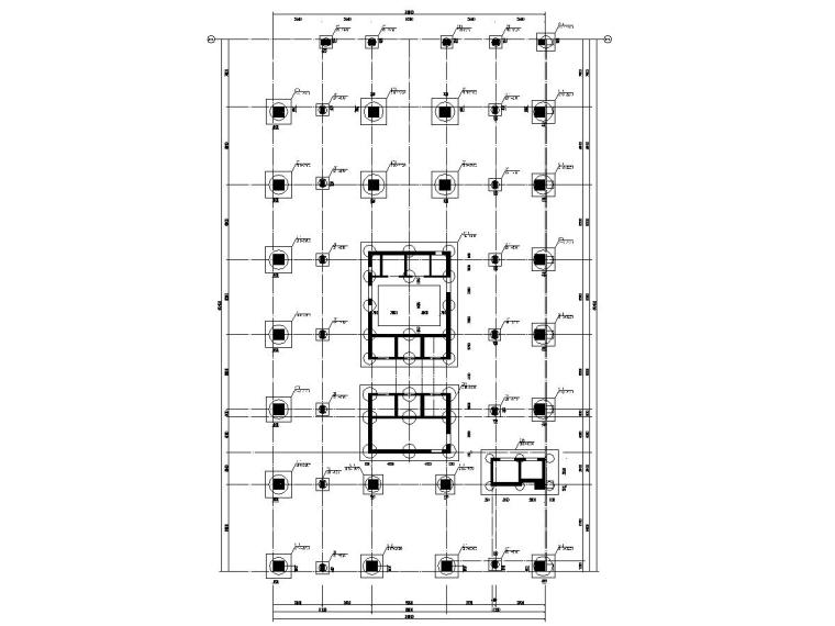 框筒结构办公楼施工图资料下载-[广东]地上21层框筒结构办公楼结构施工图