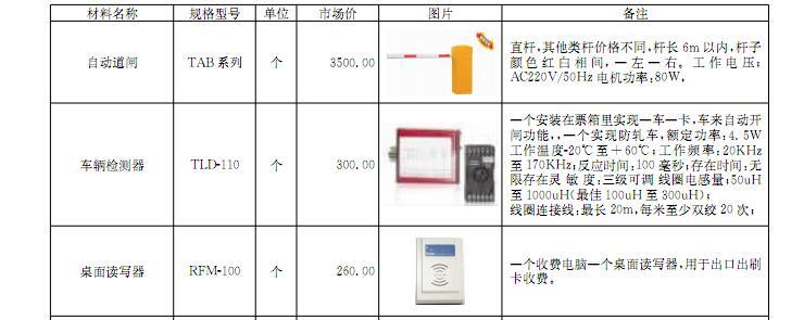 [河北]2016年12月建设材料厂商报价信息(品牌市场价149页)-停车设备