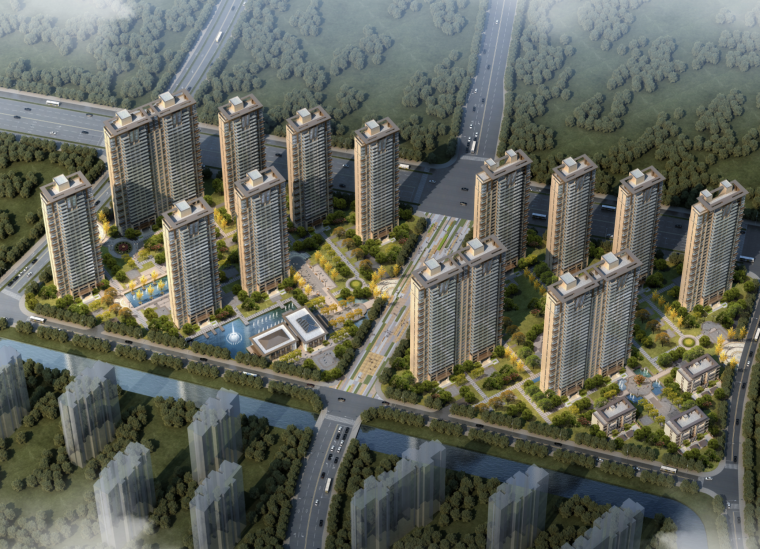 绿色生态区示范资料下载-[江苏]南京高端生态居住区建筑方案文本(居住空间，商住场所，城市标杆）
