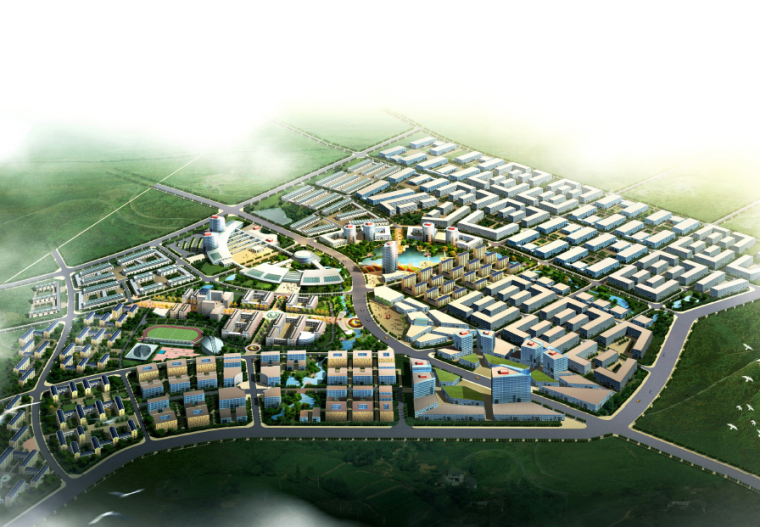 石材工业园区资料下载-[福建]晋江国际夹克城概念规划及启动区城市设计方案文本