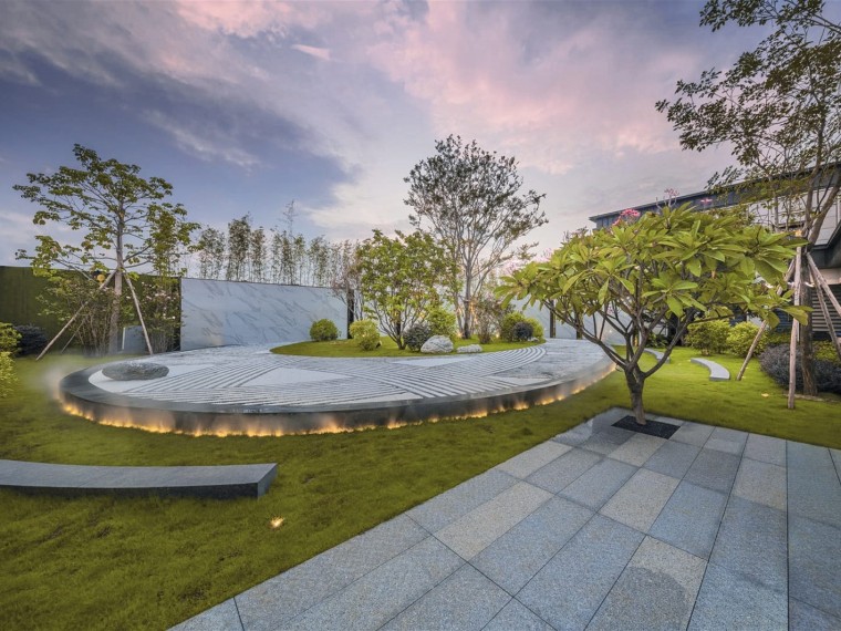 庭院园林设计案资料下载-柳州映月台周围景观