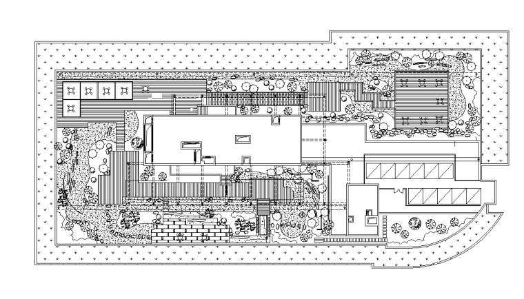 cad屋顶花园施工图资料下载-21套屋顶花园CAD施工图（16）