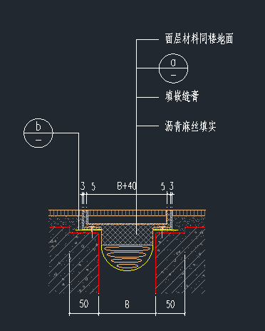 变形缝结构设计详图（地面、楼面、屋面、内外墙及顶棚等）_3