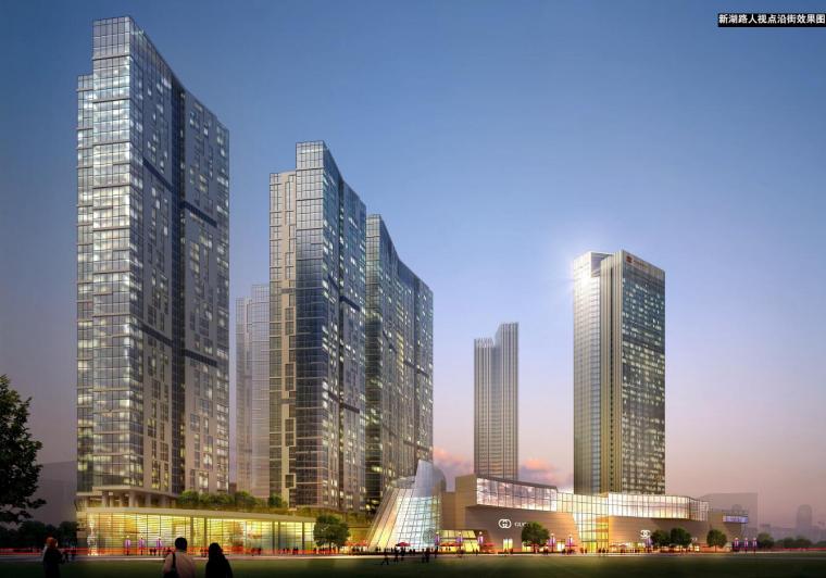 [深圳]西岸商业广场概念方案设计-沿街立面图
