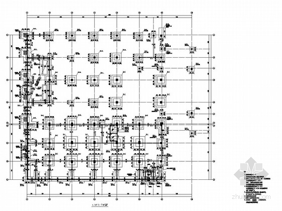 酒店j建筑施工图资料下载-[北京]九层和三层框架结构酒店结构施工图