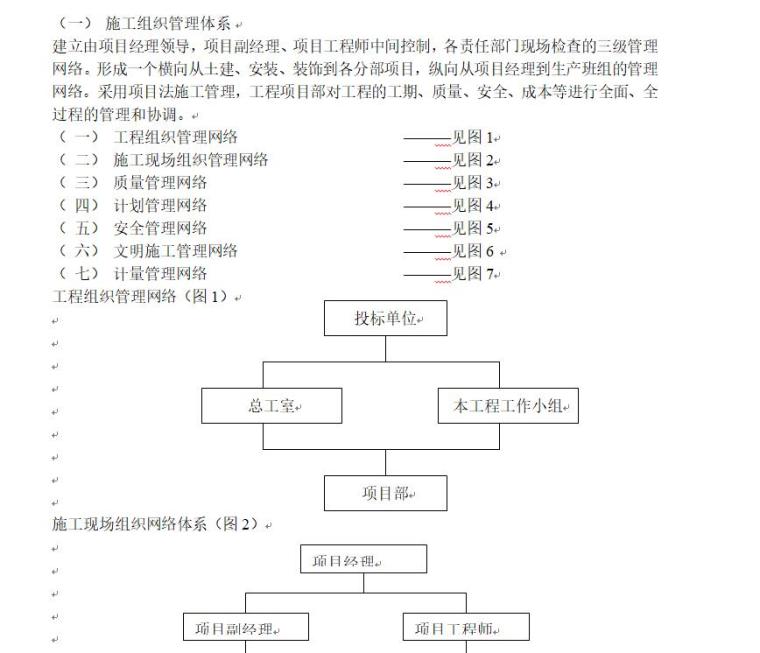 某​工程施工组织设计方案文本-页面三