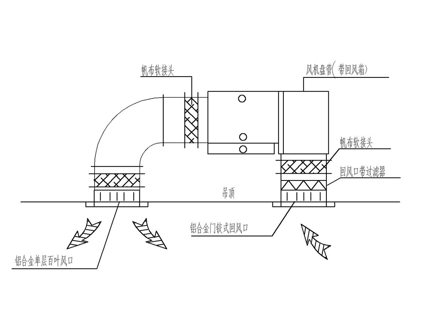 自建房排气管道设计图图片