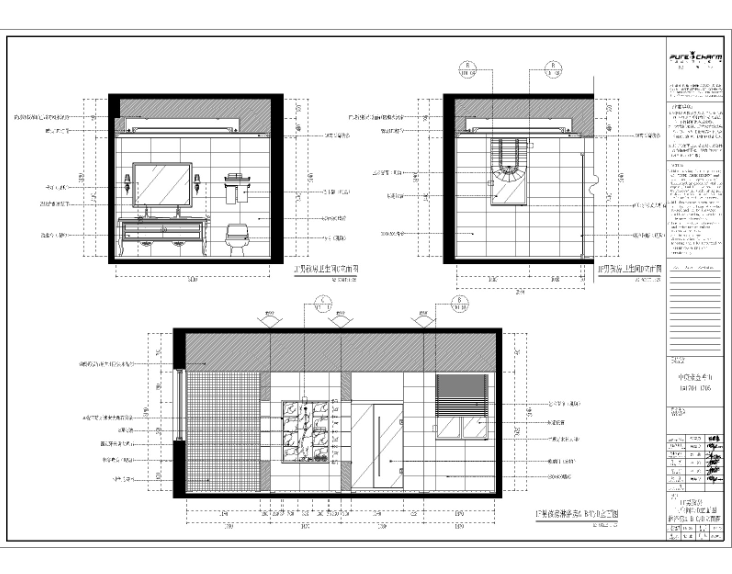 福清中庚紫金香山家装设计完整施工图及效果图-男孩房立面图