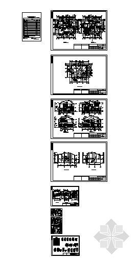 杭州云栖碟谷K型别墅建筑施工图-3