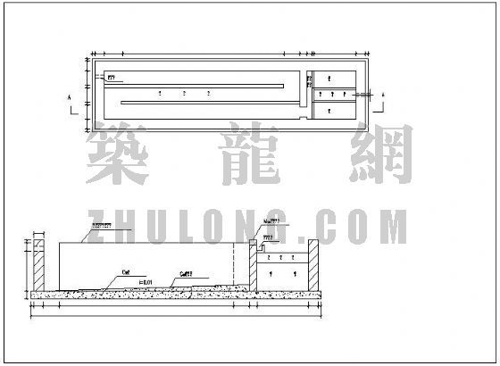 絮凝池施工方案资料下载-某絮凝池大样图