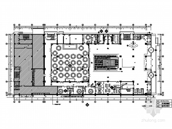桃花源特色小镇CAD资料下载-[天津]特色豪华五星级婚宴酒店CAD施工图（含效果方案）